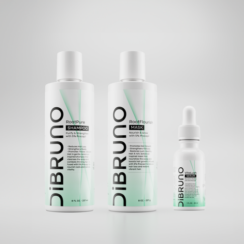 Combo RootPure Shampoo + RootFlourish Mask + VitaLush Serum