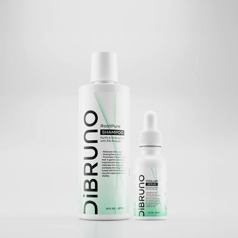Combo RootPure Shampoo + VitaLush Serum